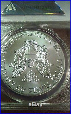 ABSOLUTELY PERFECT No. 53 of 1914 Certified 2014 MS70 Silver Eagle (RARE)