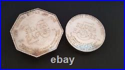 AMERICAN 1969 WALLA WALLA WASH 10oz & 5oz SILVER EAGLES 0.999 FINE SILVER COINS