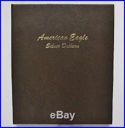 AMERICAN SILVER EAGLE Collection (1986-2017) Complete Set 32 Coins Dansco