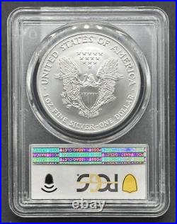 American 2002 $1 Graded Silver Eagle Dollar PCGS MS70 Free postage
