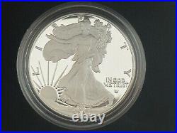American 2024 Silver Eagle Proof 1 oz West Point Mint, with US mint CoA