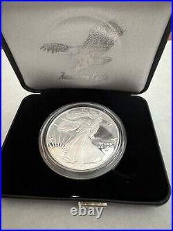 American 2024 Silver Eagle Proof 1 oz West Point Mint, with US mint CoA