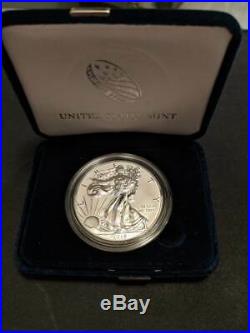 American Eagle 2019 S One Ounce Silver Enhanced Reverse Proof Coin COA# 5542