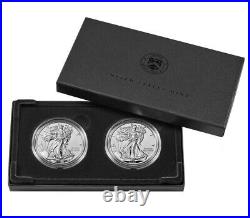 American Eagle 2021 One Ounce Silver Reverse Proof 2 Coin Set Designer Edition
