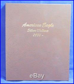 American Eagle Full Set 32 1 OZ Troy Silver Bullion Coin in Dansco Album AA0282