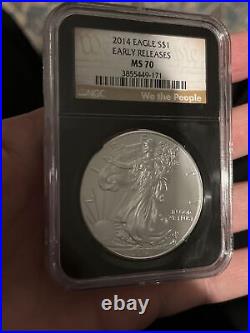 American Eagle Silver 1oz coin (NGC, MS 70, EARLY RELEASE)