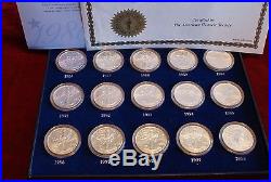 American Eagle Silver Dollar Collection 1986-2000 With COA