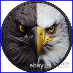 BALD EAGLE Day and Night 3 Oz Silver Coin 20$ Palau 2024 BALD EAGLE Day and Night 3 Oz Silver Coin 20$ Palau 2024