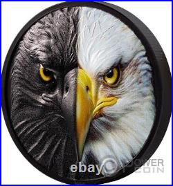 BALD EAGLE Day and Night 3 Oz Silver Coin 20$ Palau 2024 BALD EAGLE Day and Night 3 Oz Silver Coin 20$ Palau 2024
