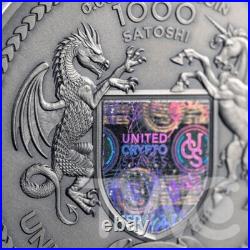 Binary Eagle Binary World 2 oz Silver Coin 0.00001 Bitcoin UCS 2023 Binary Eagle Binary World 2 oz Silver Coin 0.00001 Bitcoin UCS 2023