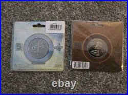 Bioshock Infinite Silver Eagle & Lutece Twins Collectible Coins 1.5 New Rare