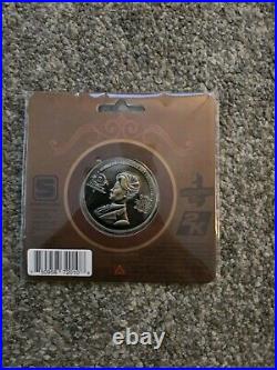 Bioshock Infinite Silver Eagle & Lutece Twins Collectible Coins 1.5 New Rare