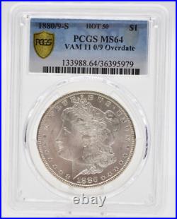 Coin Silver 1880 S $1 USA Eagle Vam 11 0/9 Overdate PCGS MS64 San Francisco Coin Silver 1880 S $1 USA Eagle Vam 11 0/9 Overdate PCGS MS64 San Francisco