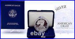 Coin Silver Proof 2003 Liberty Eagle Dollar USA 1oz Coin Boxed + COA