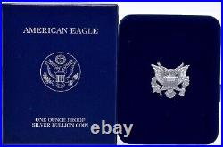 Coin Silver Proof 2003 Liberty Eagle Dollar USA 1oz Coin Boxed + COA