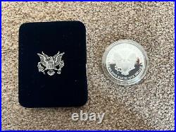 Coin Silver Proof Liberty Eagle Dollar USA 1oz Coin Boxed + COA Year 2005
