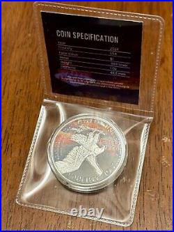 Colorized 2024 American Silver Eagle Las Vegas design In Capsule- 1oz Silver