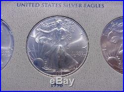 Complete Collection American Silver Eagles From 1986 To 2012, Official U. S. Mint