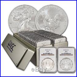 Complete NGC MS69 Silver Eagle Set (1986-2016)