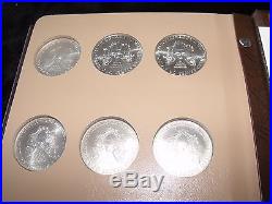 Complete Set Hand-selected 32 Silver Eagle Coins In New Dansco Album 1986-2017