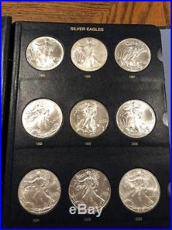 Complete Set Of Silver American Eagles 1986-2018