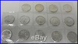 Complete Set from 1986 to 2016 AMERICAN SILVER EAGLE1 Oz. 999 Silver (31 COINS)