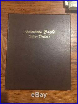 Complete Set of Silver American Eagles 31 Coins All BU
