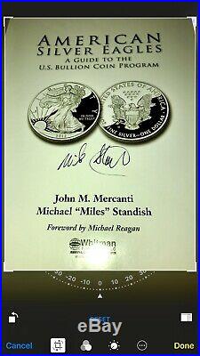 Complete Silver Eagles Date/Run signed by Mercanti, PF70DCAM, 1986-2020 &1995w