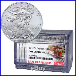 Daily Deal Certified Roll-20 2012(S) Silver Eagle -San Francisco NGC BU SKU53497