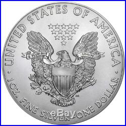 Daily Deal Lot of 40 2018 $1 American Silver Eagle 1 oz BU 2 Full Rolls
