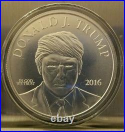 Donald Trump Make America Great Again 1 oz. 999 silver coin eagle 2016 Campaign