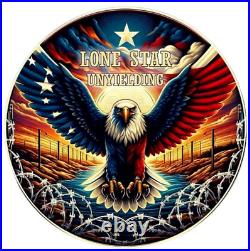 Eagle Texas Standoff at the Border Edition 1 Oz Silver Coin 1 US Dollar 2023