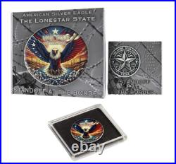 Eagle Texas Standoff at the Border Edition 1 Oz Silver Coin 1 US Dollar 2023