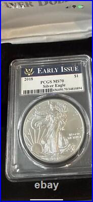 Early Issue MS70 American Eagle 1oz Silver Dollar Early Issue MS70 American Eagle 1oz Silver Dollar