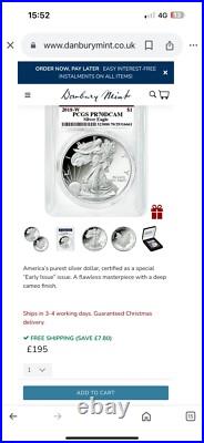 Early Issue MS70 American Eagle 1oz Silver Dollar Early Issue MS70 American Eagle 1oz Silver Dollar