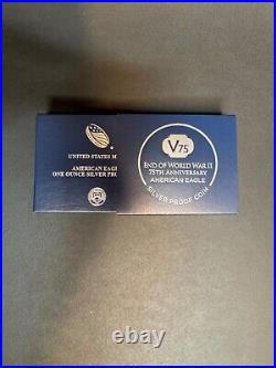 End of World War II 75th Anniversary American Eagle Silver Proof Coin