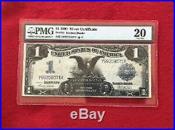 FR-233 1899 Series $1 One Dollar Silver Certificate $1 Black Eagle PMG 20 VF