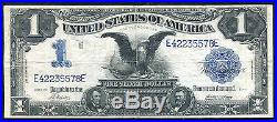 Fr. 230 1899 $1 One Dollar Black Eagle Silver Certificate Vf
