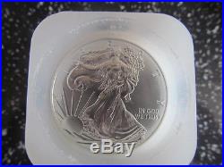 Full Tube (20) 2015 1oz silver Liberty Eagles in US Treasury Mint tube