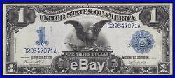 GEM UNC PPQ ONE DOLLAR BLACK EAGLE 1899 $1 Silver Certificate FR 233 2905C