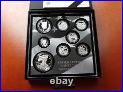 In Stock! 2017 S Proof Silver Eagle Limited Edition Proof Set 17rc In Ogp