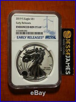 In Stock 2019 S Enhanced Reverse Proof Silver Eagle Ngc Pf69 Early Releases