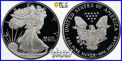 Key 1986-S Proof American Silver Eagle PCGS PR69DCAM Gold Shield / TruView