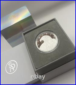 LIBERTY EAGLE 1 Oz Silver Coin 1000 Satoshi United Crypto States 2023