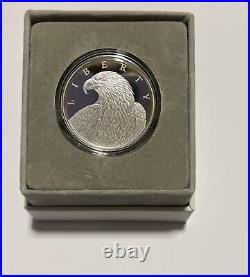 LIBERTY EAGLE 1 Oz Silver Coin 1000 Satoshi United Crypto States 2023