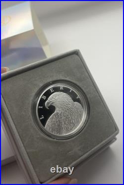 LIBERTY EAGLE 1 Oz Silver Coin 1000 Satoshi United Crypto States 2023