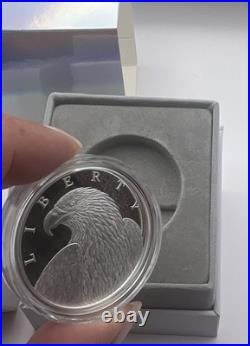 LIBERTY EAGLE 1 Oz Silver Coin 1000 Satoshi United Crypto States 2023
