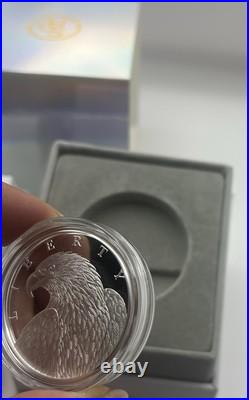 LIBERTY EAGLE 1 Oz Silver Coin 1000 Satoshi United Crypto States 2023