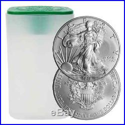 Lot of 100 2016 $1 American Silver Eagle 1 oz Brilliant Uncirculated