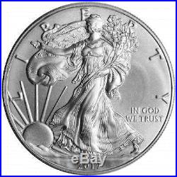 Lot of 10 2017 $1 American Silver Eagle 1 oz Brilliant Uncirculated